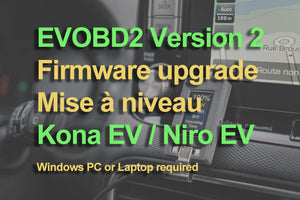 EVOBD2 ver. 2.26 Kona Upgrade Package (Windows computer required)