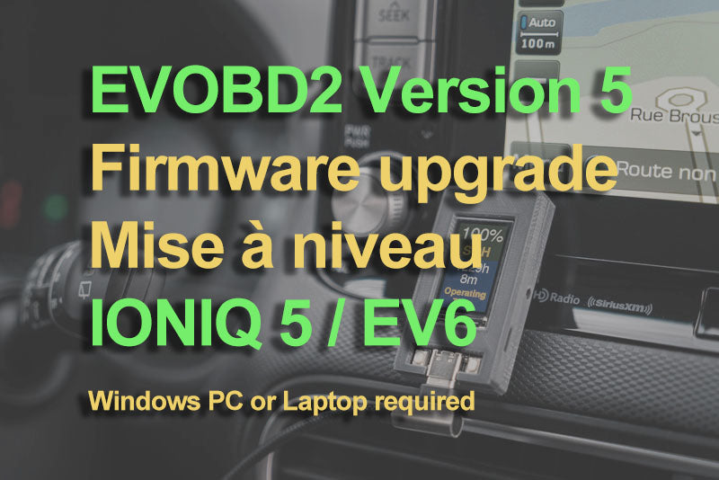 EVOBD2 ver. 5.26 IONIQ 5 & 6 / EV6 Upgrade Package (Windows computer required)